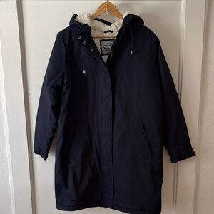 Levi's Women's Bunny Sherpa Lined Hooded Coaches Parka